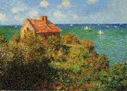 Claude Monet Fisherman's Cottage on the Cliffs China oil painting reproduction